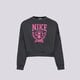 dětská mikina NIKE MIKINA G NSW TREND FLC CREW PRNT GIRL fz4722-060 barva šedá