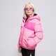 dětské tričko JORDAN BUNDA ZIMNÍ ESSENTIAL MIDWEIGHT PUFFER GIRL 45d195-afn barva růžová