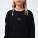 dětská mikina JORDAN MIKINA ESSENTIALS CREW GIRL 45a859-023 barva černá