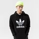 pánská mikina ADIDAS MIKINA S KAPUCÍ TREFOIL HOODY h06667 barva černá