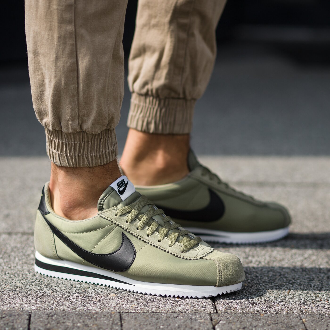 nike cortez zelene