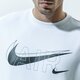 pánská mikina NIKE MIKINA M NSW CREW PRNT PACK BB dd9699-100 barva bílá