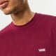 pánské tričko VANS TRIČKO MN LEFT CHEST LOGO TEE BURGUNDY vn0a3czebrg1 barva bordová