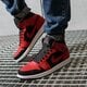 pánské tenisky AIR JORDAN 1 MID 554724-054 barva červená