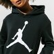 dětská mikina JORDAN MIKINA S KAPUCÍ JDG JUMPMAN CORE PO GIRL 45a442-023 barva černá