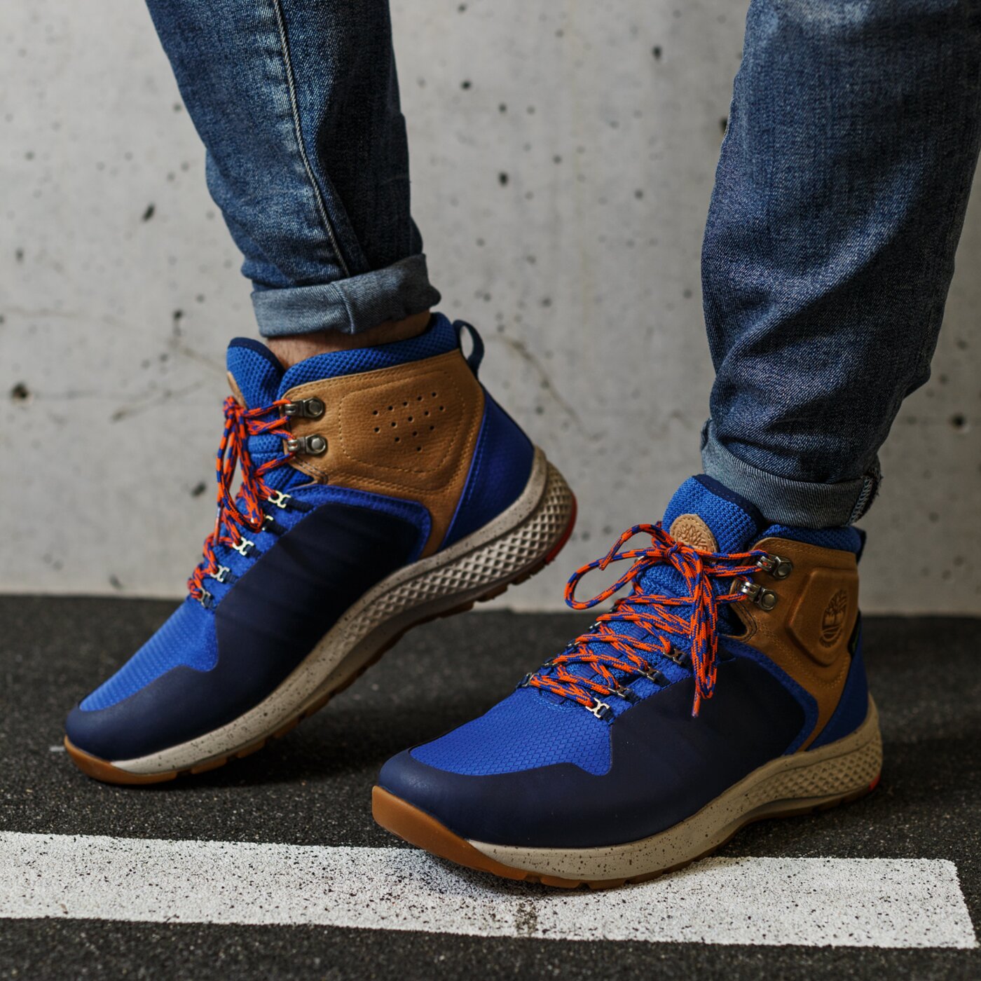 TIMBERLAND FLYROAM TRAIL FABRIC WP cA1QHS | barva Modrá | Módní Outdoor.  Muži Boty ✪ eshop Sizeer.cz ✪