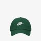 dětská kšiltovka NIKE ČEPICE U NSW H86 FUTURA WASH CAP 913011-341 barva zelená