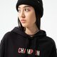 dámská mikina CHAMPION MIKINA S KAPUCÍ HOODED SWEATSHIRT 115991kk001 barva černá