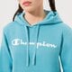 dámská mikina CHAMPION MIKINA S KAPUCÍ HOODED SWEATSHIRT 115687bs157 barva modrá