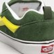 pánské skate boty (skateboardové) VANS KNU SKOOL  vn0009qcbgn1 barva zelená