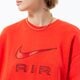 dámská mikina NIKE AIR FLEECE CREW SWEATSHIRT dq6567-696 barva červená