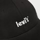 dětská kšiltovka LEVI'S ČEPICE POSTER LOGO FLEXFIT CAP d66250004 barva černá