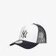 pánská kšiltovka NEW ERA ČEPICE TEAM BLOCK TRUCKER NYY NEW YORK YANKEES 12380796 barva bílá