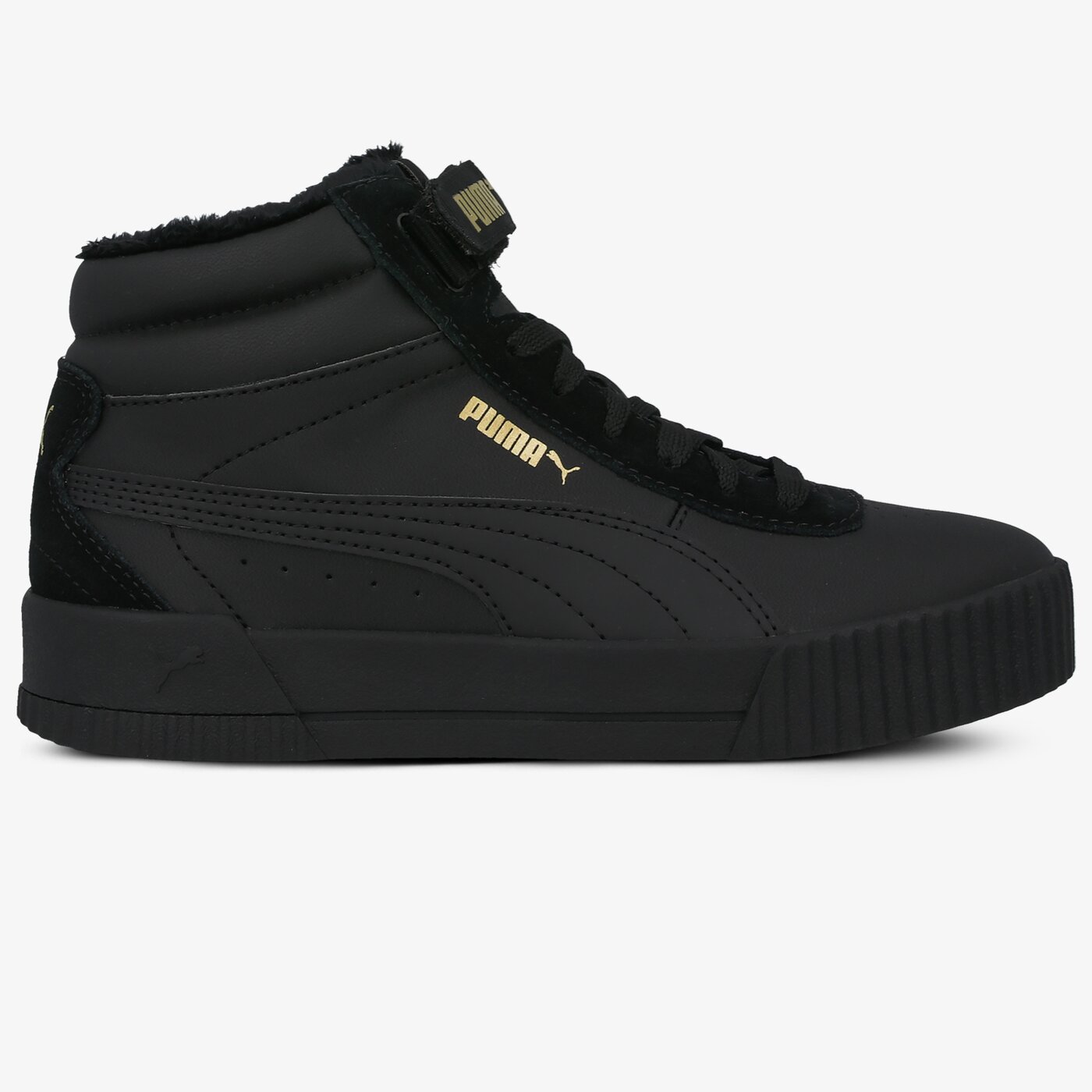 puma carina mid top trainers