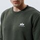 pánská mikina ALPHA INDUSTRIES MIKINA BASIC SWEATER SMALL LOGO 188307-142 barva khaki