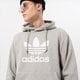 pánská mikina ADIDAS MIKINA S KAPUCÍ TREFOIL HOODY ia4884 barva šedá