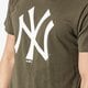 pánské tričko NEW ERA TRIČKO SS MLB NYY KHAKI NEW YORK YANKEES NOV 11863694 barva khaki