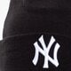 pánská čepice NEW ERA ČEPICE ZIMNÍ MLB CUFF KNIT NYY BLK NEW YORK YANKEES 12122728 barva černá