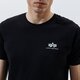 pánské tričko ALPHA INDUSTRIES TRIČKO BASIC T SMALL LOGO 188505-03 barva černá