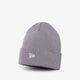 dětská čepice NEW ERA ČEPICE NEW ERA CUFF KNIT GREY NEW ERA GRA 12156074 barva šedá