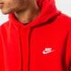 pánská mikina NIKE MIKINA S KAPUCÍ SPORTSWEAR CLUB FLEECE bv2654-657 barva červená