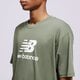 pánské tričko NEW BALANCE TRIČKO NB ESSENTIALS LOGO TEE mt31541don barva khaki