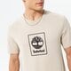 pánské tričko TIMBERLAND TRIČKO STACK LOGO TEE ISLAND FOSSIL tb0a5zh1cy21 barva béžová