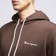 pánská mikina CHAMPION MIKINA S KAPUCÍ HOODED SWEATSHIRT 219208ms548 barva hnědá