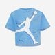 dětské tričko JORDAN TRIČKO JUMPMAN SUN RISE GIRL 45b841-b9f barva modrá