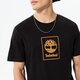 pánské tričko TIMBERLAND TRIČKO EPP - SS STACK LOGO PRINT TEE tb0a5zh1p561 barva černá