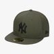 pánská kšiltovka NEW ERA ČEPICE ESSENTIAL 59FIFTY NY YANKEES NEW YORK YANKEES 11871512 barva khaki