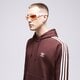 pánská mikina ADIDAS MIKINA S KAPUCÍ 3-STRIPES HOODY ii5768 barva hnědá