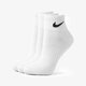 dámské ponožky NIKE PONOŽKY 3PPK QUARTER WHITE sx4706-101 barva bílá