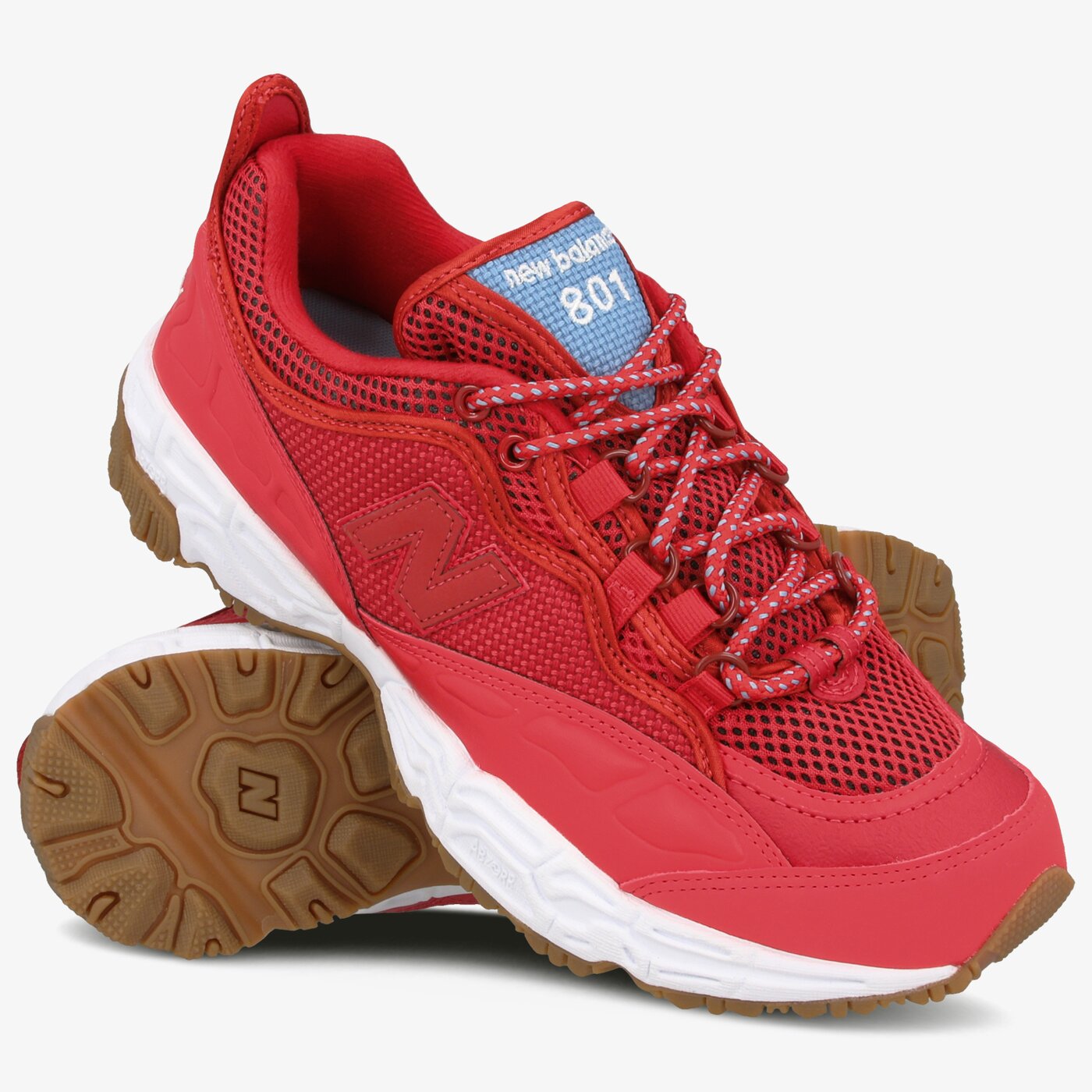 NEW BALANCE ML801BED ML801BED | barva ČERVENÁ | Módní Tenisky. Muži Boty ✪  eshop Sizeer.cz ✪