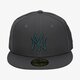 pánská kšiltovka NEW ERA ČEPICE ESSENTIAL 59FIFTY NYY NEW YORK YANKEES 12285497 barva šedá