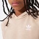 dětská mikina ADIDAS MIKINA S KAPUCÍ HOODIE GIRL hk2845 barva béžová