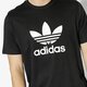 pánské tričko ADIDAS TRIČKO SS TREFOIL TRIČKO ADICOLOR cw0709 barva černá