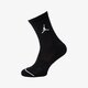 dámské ponožky JORDAN PONOŽKY 3 PACK CREW SOCKS CREW SOCKS (3 PACK) sx5545-013 barva černá