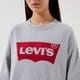 dámská mikina LEVI'S MIKINA GRAPHIC STANDARD CREW 18686-0012 barva šedá