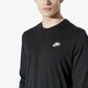 pánské tričko NIKE TRIČKO NSW CLUB LONG-SLEEVE TEE ar5193-010 barva černá