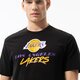 pánské tričko NEW ERA TRIČKO NBA SCRIPT LAKERS LOS ANGELES LAKERS BLKTRP 60284675 barva černá