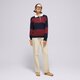 dámská mikina LEVI'S SVETR IVY LEAGUE STRIPED SWEATER REDS a8504-0001 barva bordová