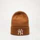 pánská čepice NEW ERA ČEPICE LE BEANIE NYY BRW NEW YORK YANKEES 60364360 barva hnědá