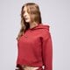 dámská mikina ELLESSE MIKINA S KAPUCÍ BARNES BRGND CROPPED HOODY sgv20145800 barva bordová