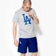 pánské tričko NEW ERA TRIČKO LS MLB BASIC TEE LA DODGERS 11204002 barva šedá