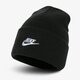 dětská čepice NIKE ČEPICE ZIMNÍ U NSW CUFFED BEANIE UTILITY ci3233-010 barva černá