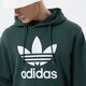 pánská mikina ADIDAS MIKINA S KAPUCÍ TREFOIL HOODY hk7270 barva zelená