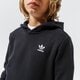 dětská mikina ADIDAS MIKINA S KAPUCÍ HOODIE U h32352 barva černá