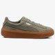 dámské tenisky PUMA SUEDE PLATFORM BUBBLE WN'S 36643903 barva khaki