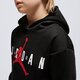 dětská mikina JORDAN MIKINA S KAPUCÍ JUMPMAN SUSTAINABLE GIRL 45b914-023 barva černá